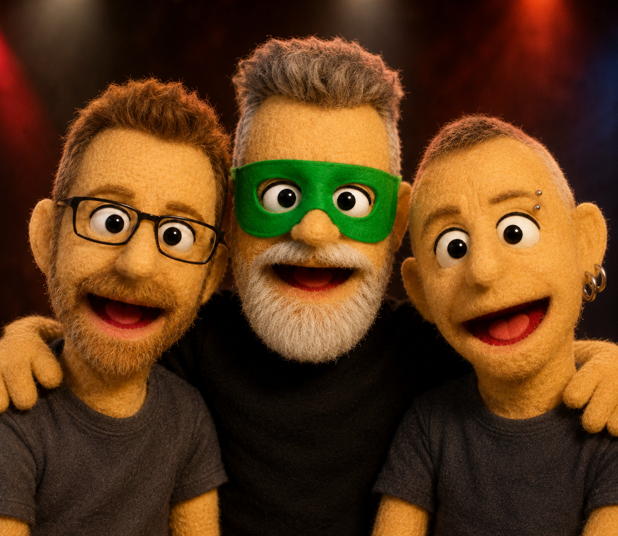 Chuck, KI, Ralle Ralle, Rene und Kai